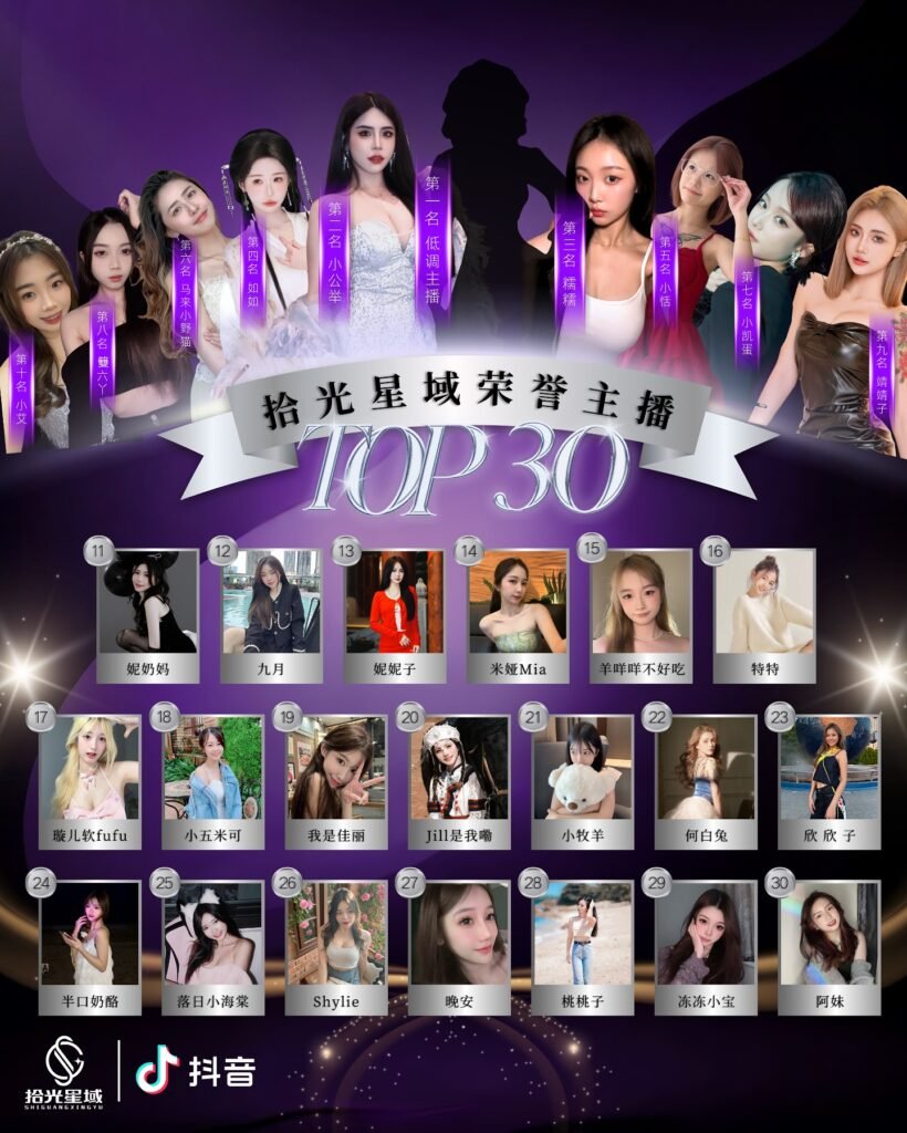 星域集团和拾光星域30主播-820x1024 星耀之夜·拾光启幕盛典:多元融合,开启娱乐与直播新纪元