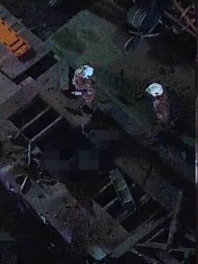 260120CMKfb78f-CR260119tpmF05-Kemalangan-Mati1768873494-edited 吉隆坡SPE大道双重事故引关注 高架桥车祸致两人死亡 工地工友受伤