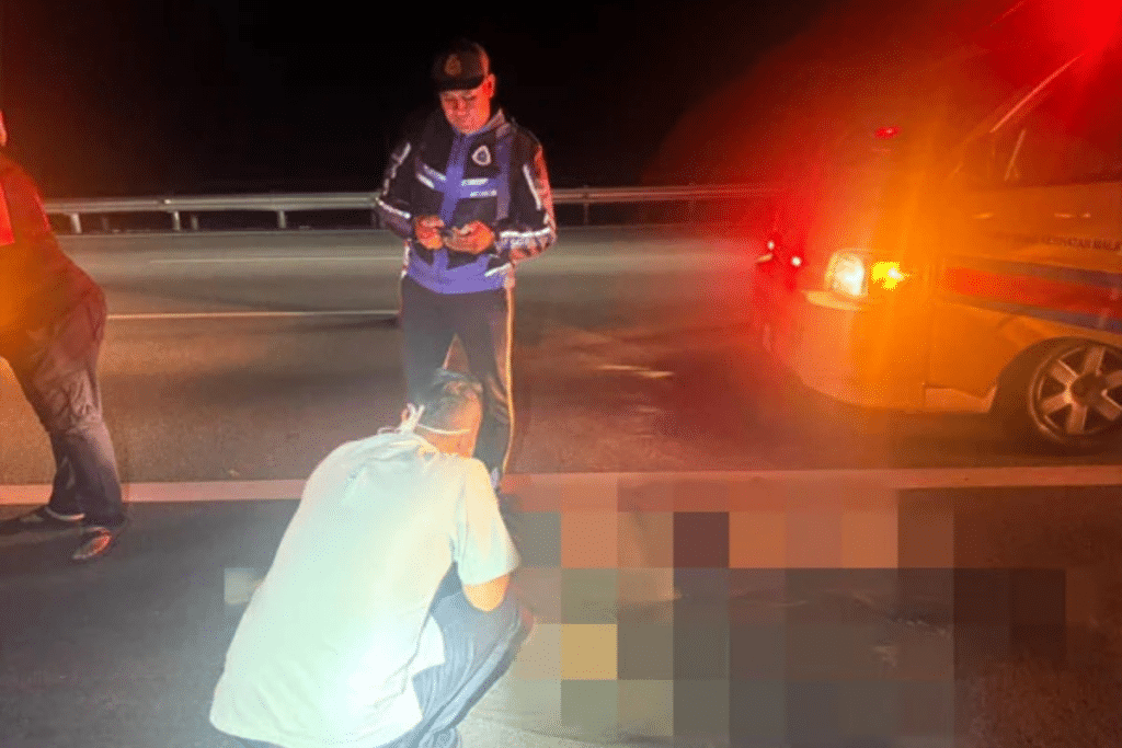 4-1-1024x683 芙蓉南北大道惨剧:摩哆撞抛锚罗厘 双青年伤重不治