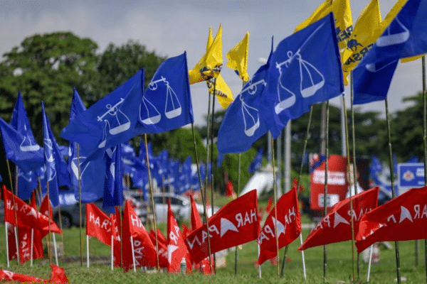 Johor election flags featured image